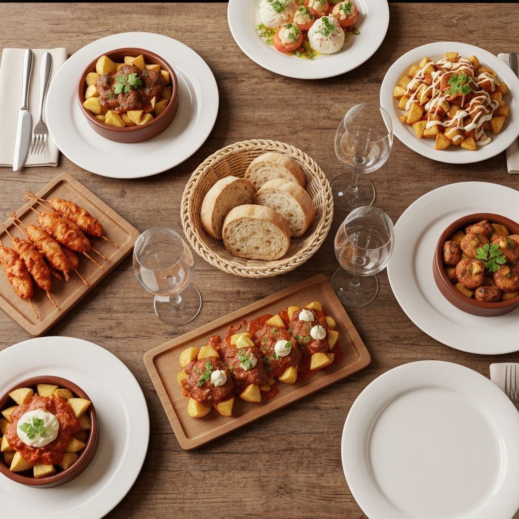 Friends gathered around a restaurant table with various dishes